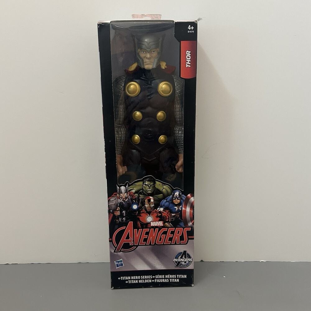 Thor 12 Inch Action Figure Hasbro Marvel Avengers Titan Hero Series New In Box